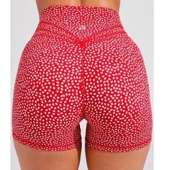 Buff Bunny ❤️ Legacy Salsa Red Speckle Shorts ❤️ NEW, Never worn! 🔥 Medium - Picture 2 of 9
